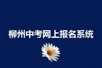 柳州中考网上报名系统