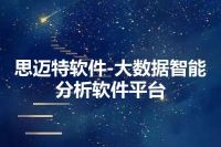 思迈特软件-大数据智能分析软件平台