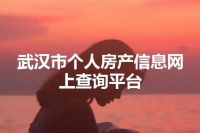 武汉市个人房产信息网上查询平台