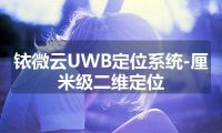 铱微云UWB定位系统-厘米级二维定位