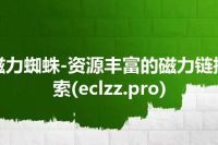 磁力蜘蛛-资源丰富的磁力链搜索(eclzz.pro)