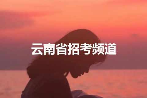 云南省招考频道
