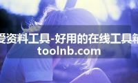 爱资料工具-好用的在线工具箱 toolnb.com