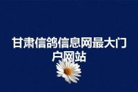 甘肃信鸽信息网最大门户网站