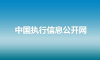 中国执行信息公开网