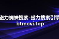 磁力蜘蛛搜索-磁力搜索引擎 btmovi.top