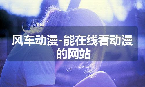 风车动漫-能在线看动漫的网站