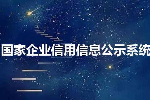 国家企业信用信息公示系统