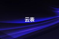 云表
