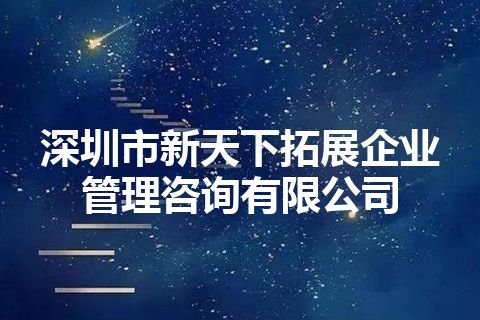 深圳市新天下拓展企业管理咨询有限公司