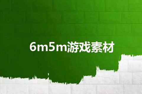 6m5m游戏素材