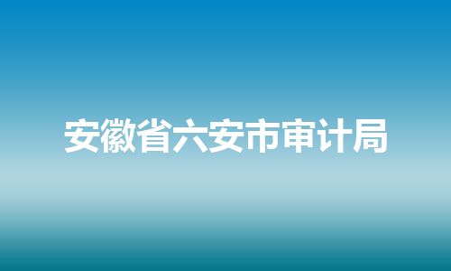 安徽省六安市审计局