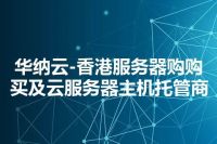 华纳云-香港服务器购购买及云服务器主机托管商