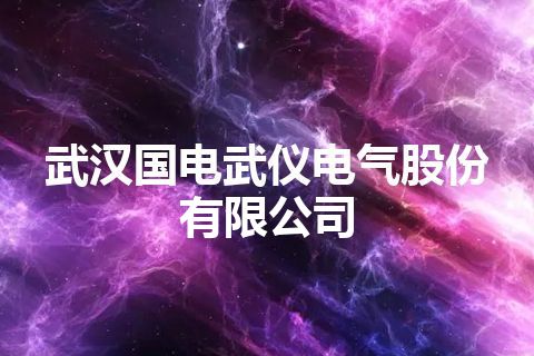 武汉国电武仪电气股份有限公司