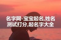名字网-宝宝起名,姓名测试打分,起名字大全