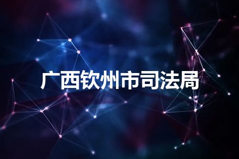 广西钦州市司法局