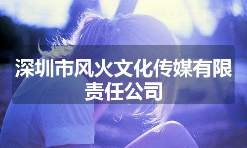 深圳市风火文化传媒有限责任公司