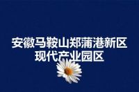 安徽马鞍山郑蒲港新区现代产业园区