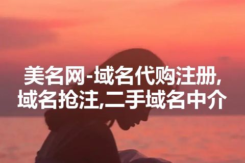 美名网-域名代购注册,域名抢注,二手域名中介