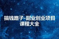 搞钱路子-副业创业项目课程大全
