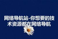 网络导航站-你想要的技术资源都在网络导航