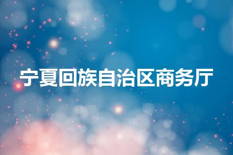 宁夏回族自治区商务厅