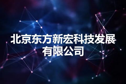 北京东方新宏科技发展有限公司