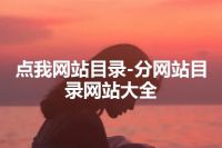 点我网站目录-分网站目录网站大全