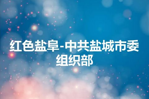 红色盐阜-中共盐城市委组织部 红色盐阜-中共盐城市委组织部