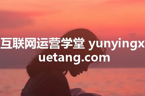 互联网运营学堂 yunyingxuetang.com