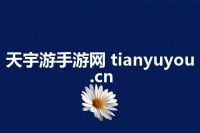 天宇游手游网 tianyuyou.cn