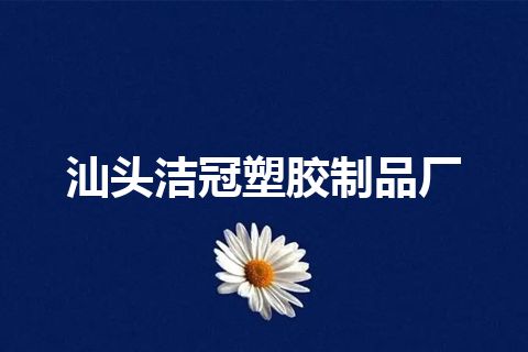 汕头洁冠塑胶制品厂