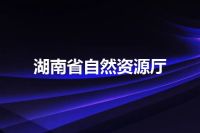 湖南省自然资源厅