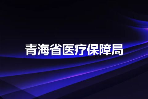 青海省医疗保障局 青海省医疗保障局