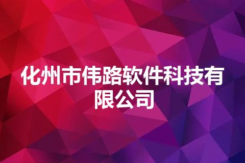 化州市伟路软件科技有限公司