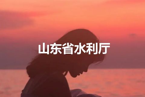 山东省水利厅