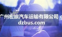 广州宏旅汽车运输有限公司 gdzbus.com