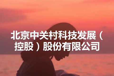 北京中关村科技发展（控股）股份有限公司