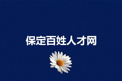 保定百姓人才网