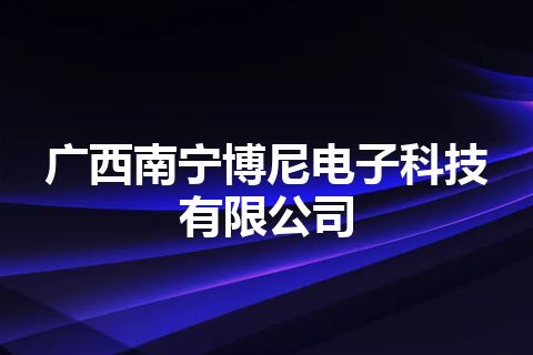 广西南宁博尼电子科技有限公司