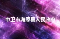 中卫市海原县人民政府