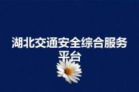 湖北交通安全综合服务平台