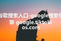 谷歌搜索入口-google搜索引擎 google.tiktokios.com