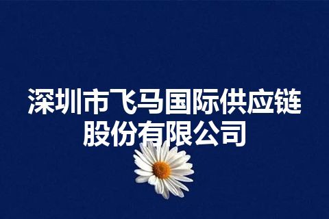 深圳市飞马国际供应链股份有限公司