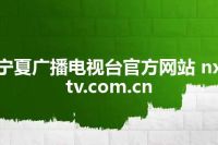 宁夏广播电视台官方网站 nxtv.com.cn