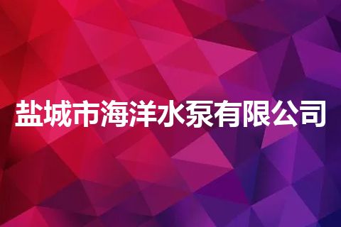 盐城市海洋水泵有限公司