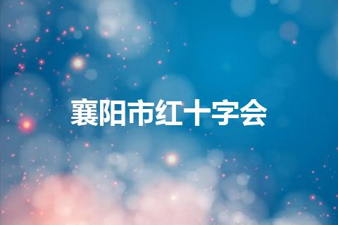 襄阳市红十字会