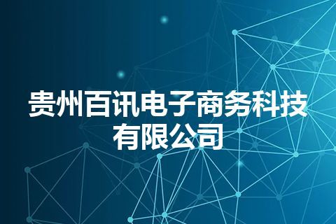 贵州百讯电子商务科技有限公司