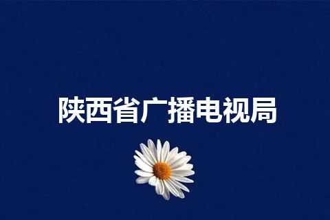 陕西省广播电视局 陕西省广播电视局