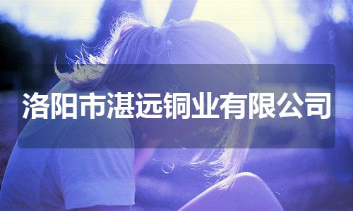 洛阳市湛远铜业有限公司